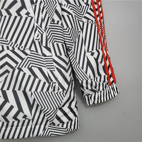Corta-vento Manchester United 21/22 - Branco e Preto