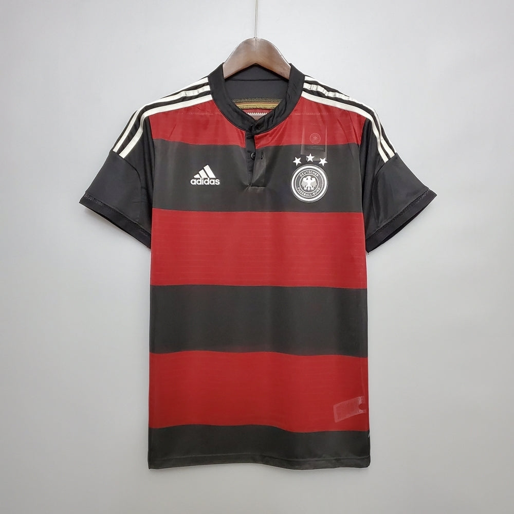 Camisa Alemanha Retrô 2014 - - Preto e Vermelha | Futmantos