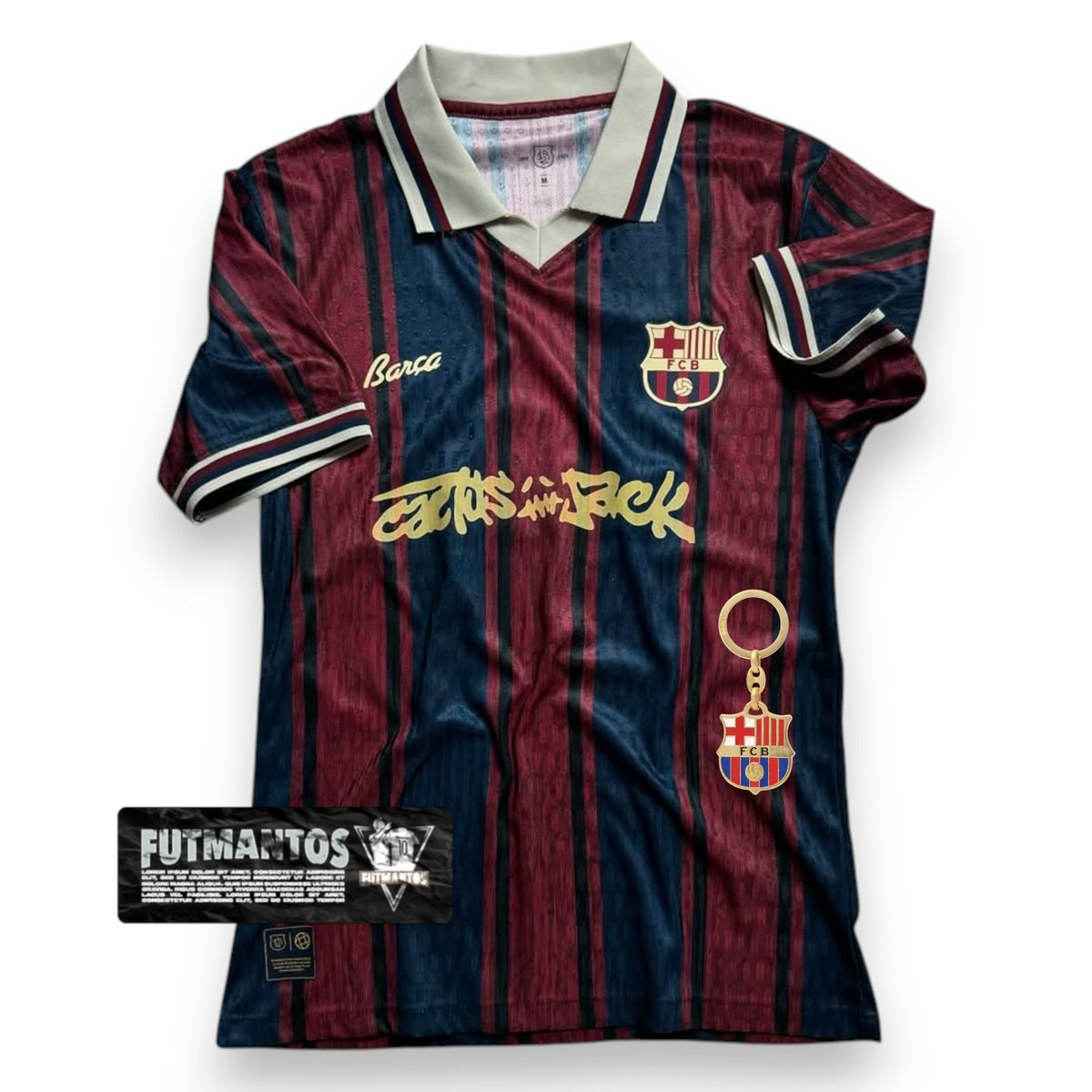 Camisa Barcelona Ed Especial - Cactus Jack Trevis Scott - Versão jogador | FutMantos