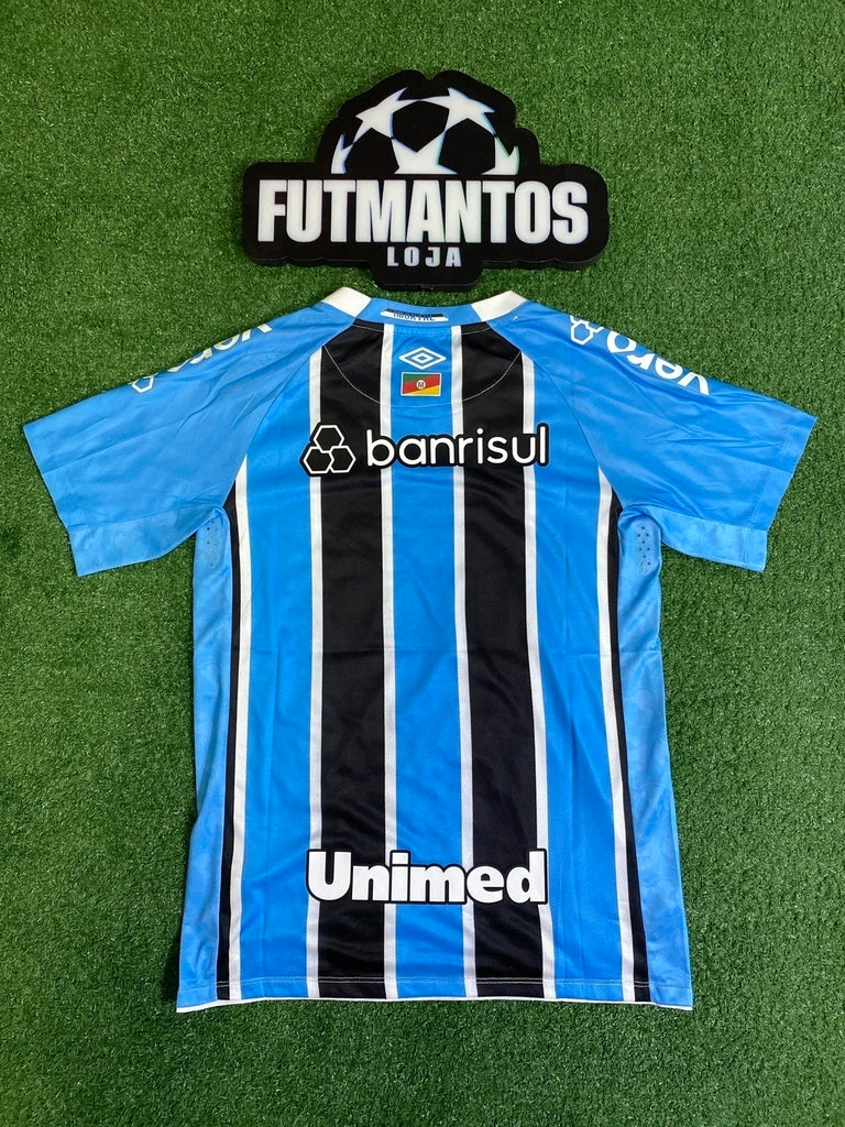 Pronta Entrega - Camisa Grêmio I  25/26 - Jogador | FutMantos