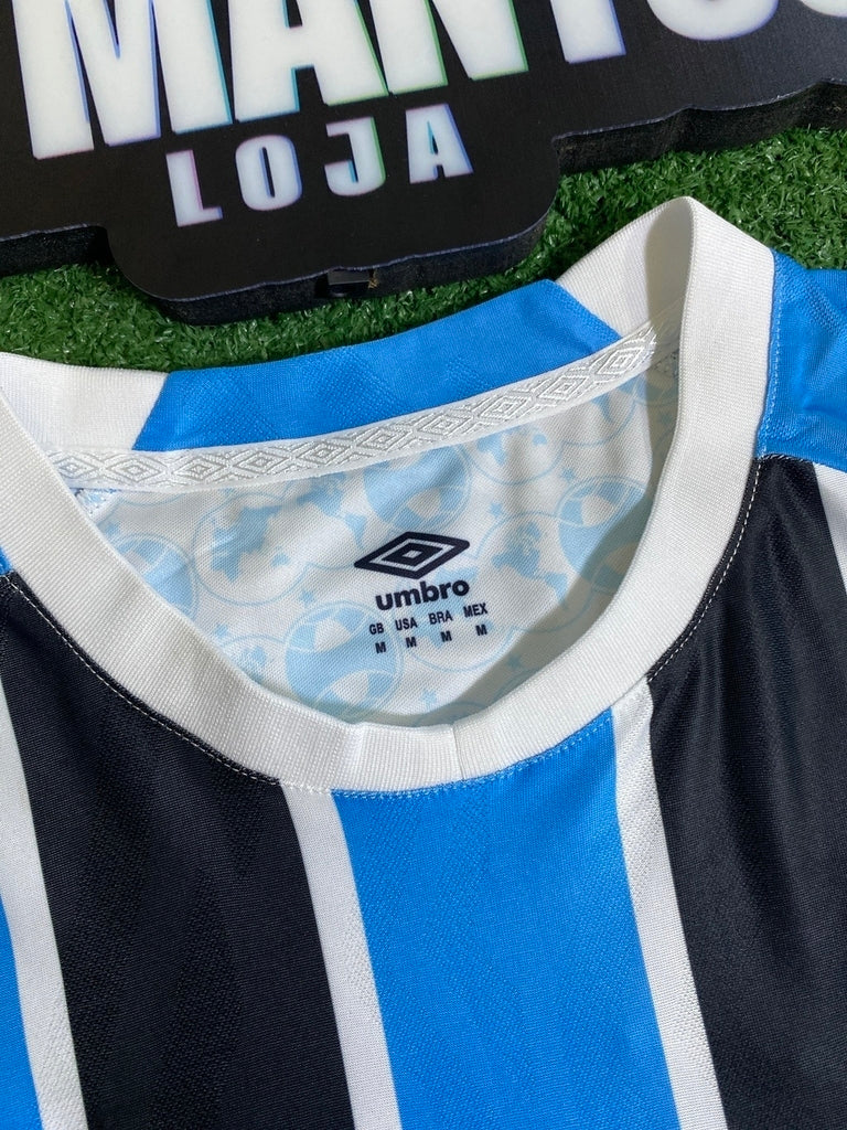 Pronta Entrega - Camisa Grêmio I  25/26 - Jogador | FutMantos