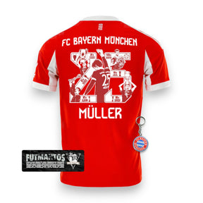 Camisa Bayern de Munique I 25/26 - MÜLLER #25  | FutMantos