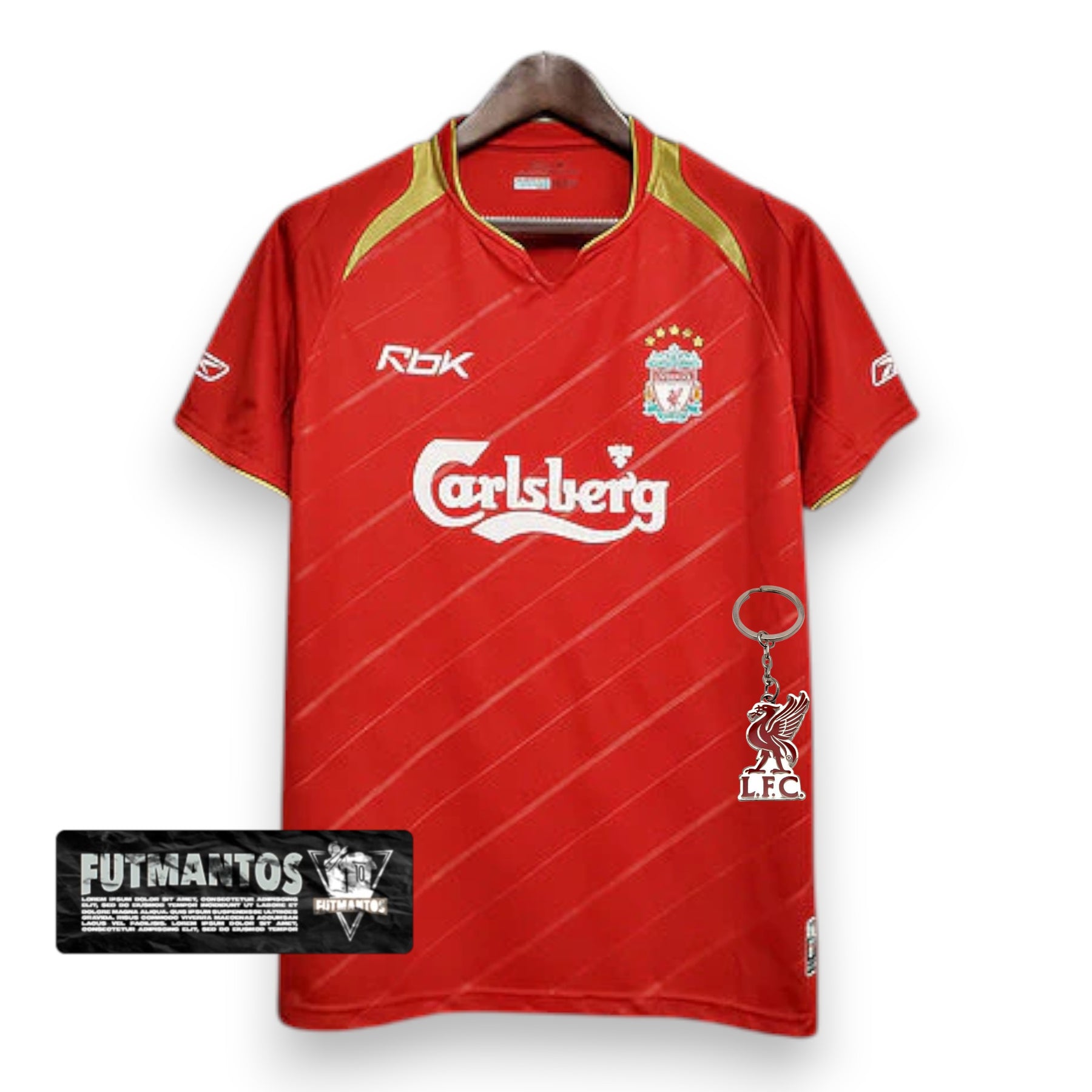Camisa Liverpool Retrô 05/06 - - Vermelha | Futmantos