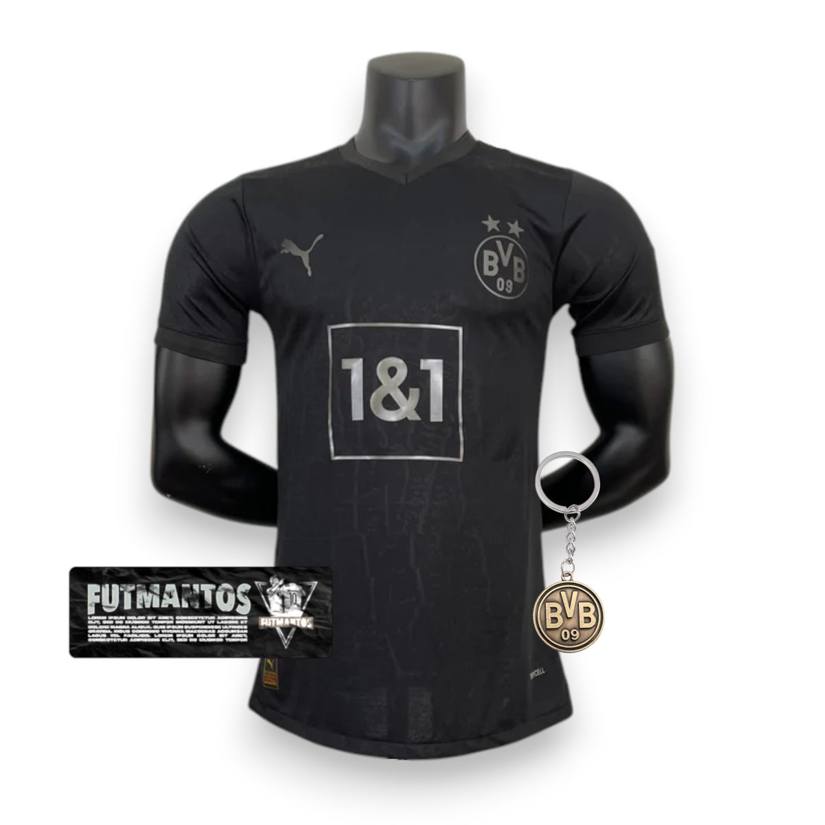 Camisa Borussia Dortmund Edição Carvão 2023 - Jogador | FutMantos