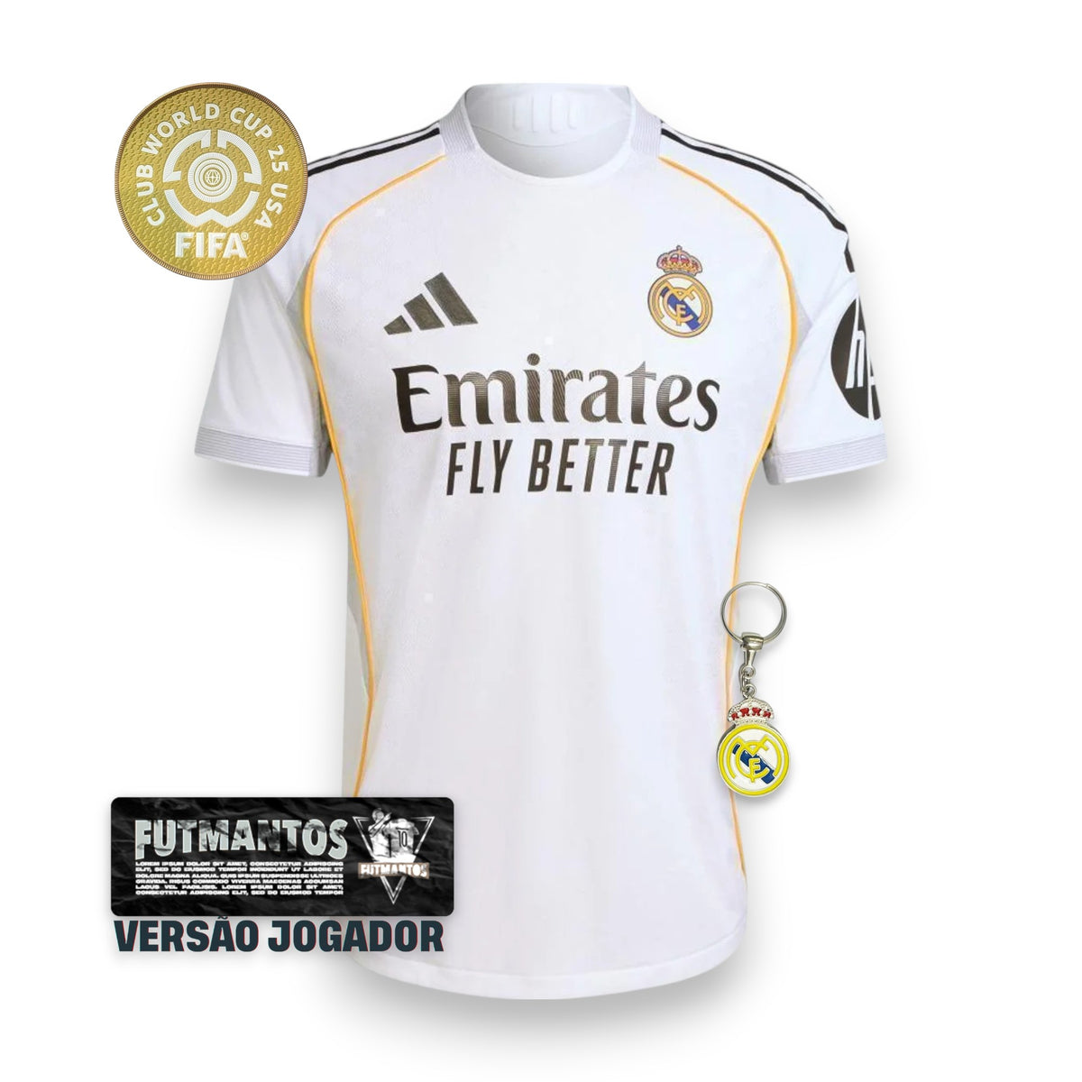 Camisa Real Madrid 25/26 Super Mundial Jogador | Futmantos
