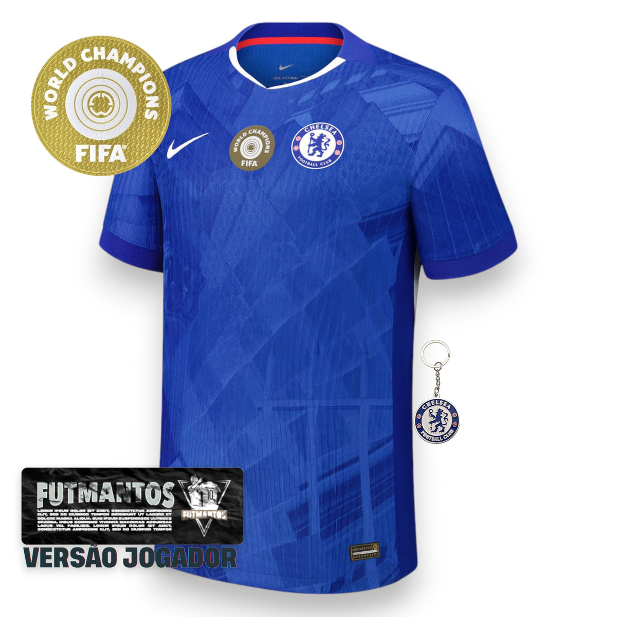 Camisa Chelsea l 25/26 Super Mundial Versão Jogador | Futmantos