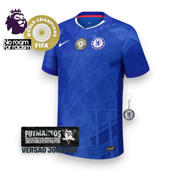 Camisa Chelsea l 25/26 Super Mundial Versão Jogador | Futmantos