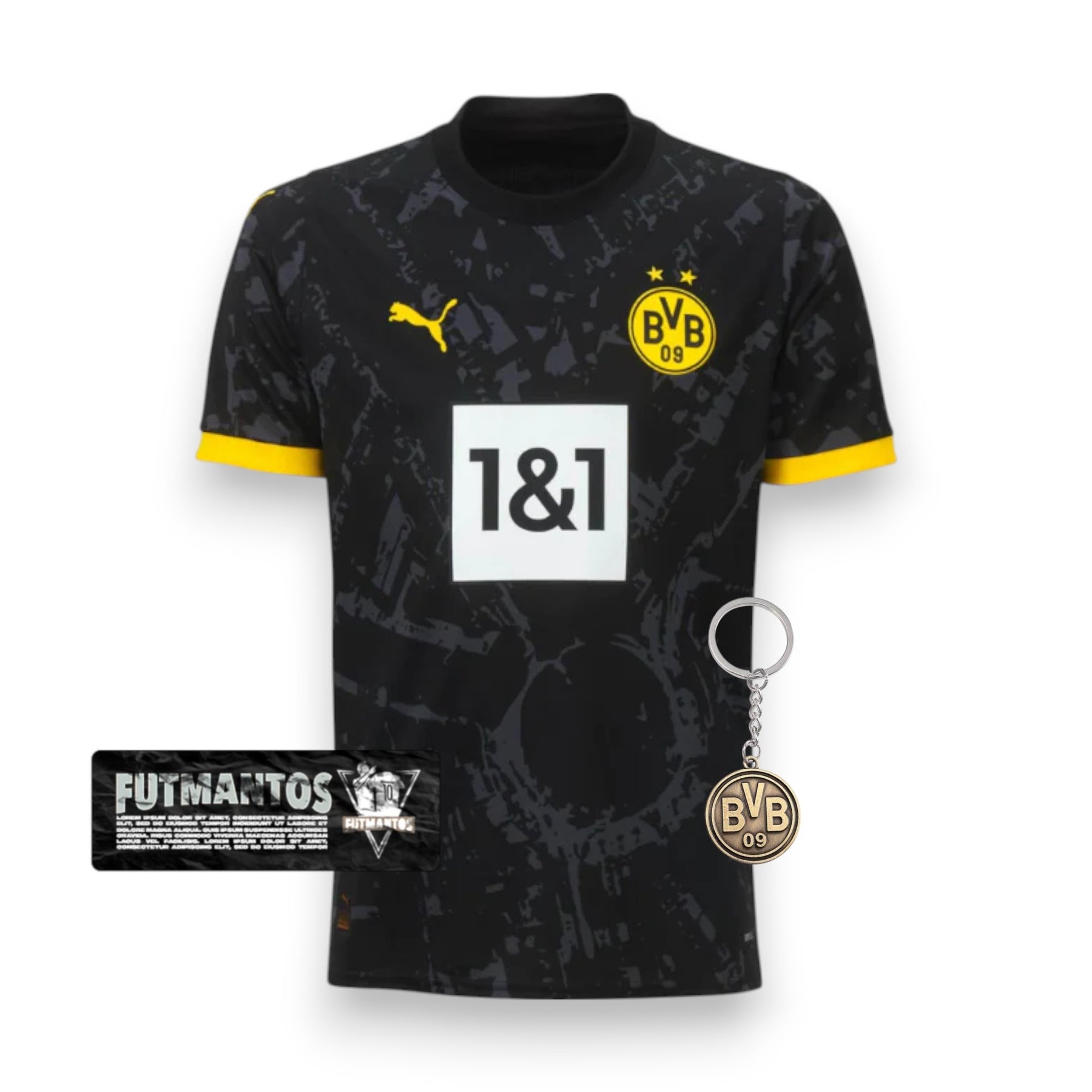 Camisa Borussia Dortmund II 23/24 - Preto  | Futmantos
