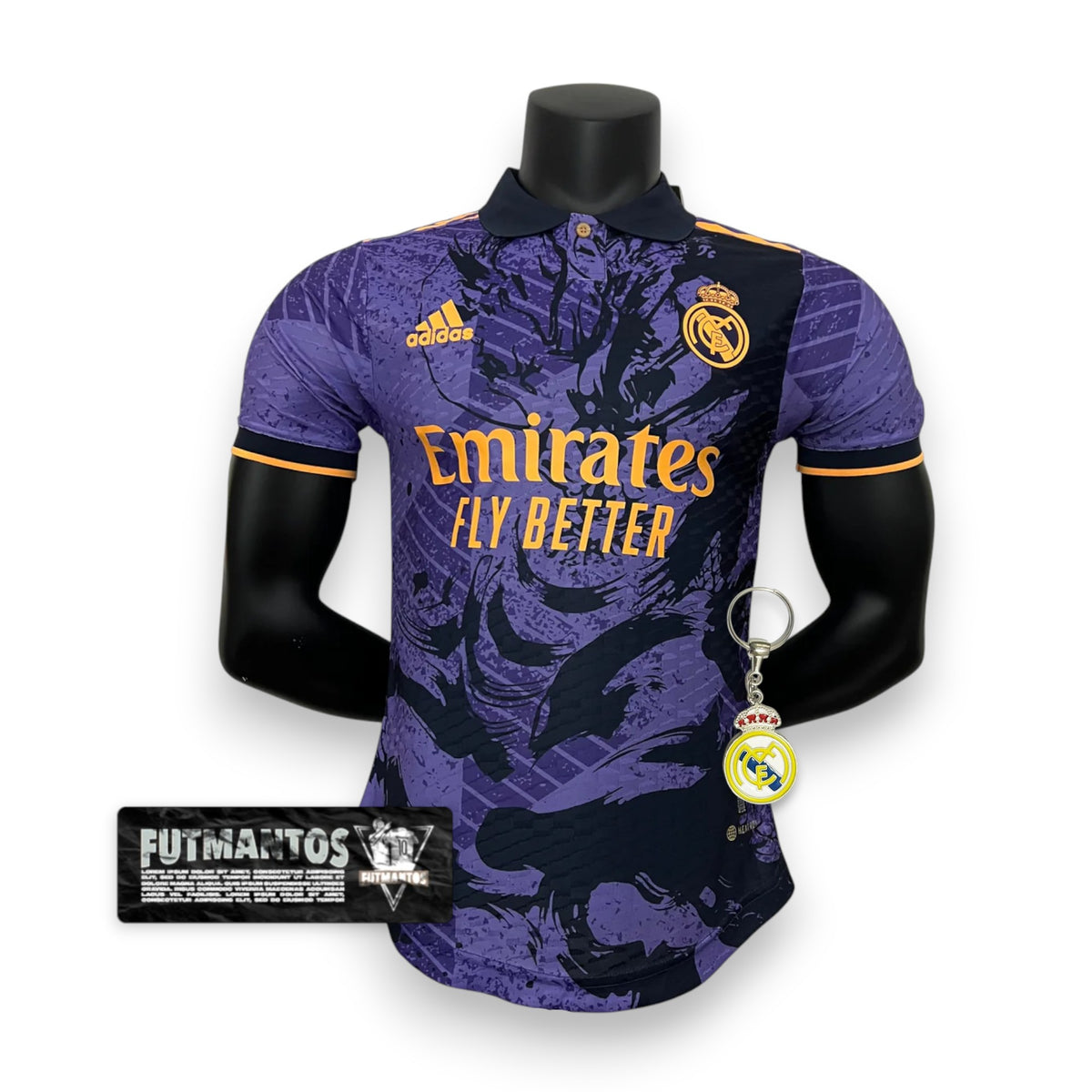 Camisa Real Madrid [Dragon] 23/24 - Roxo - - Masculino Jogador | Futmantos