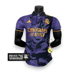 Camisa Real Madrid [Dragon] 23/24 - Roxo - - Masculino Jogador | Futmantos