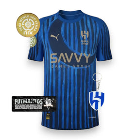 Camisa Al Hilal I 25/26 KidSuper Mundial - Azul | Futmantos