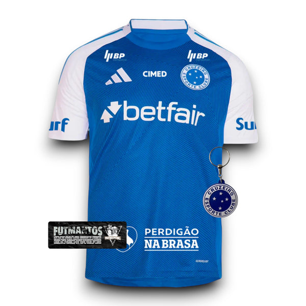 Camisa Cruzeiro l 25/26 Patrocínio | FutMantos