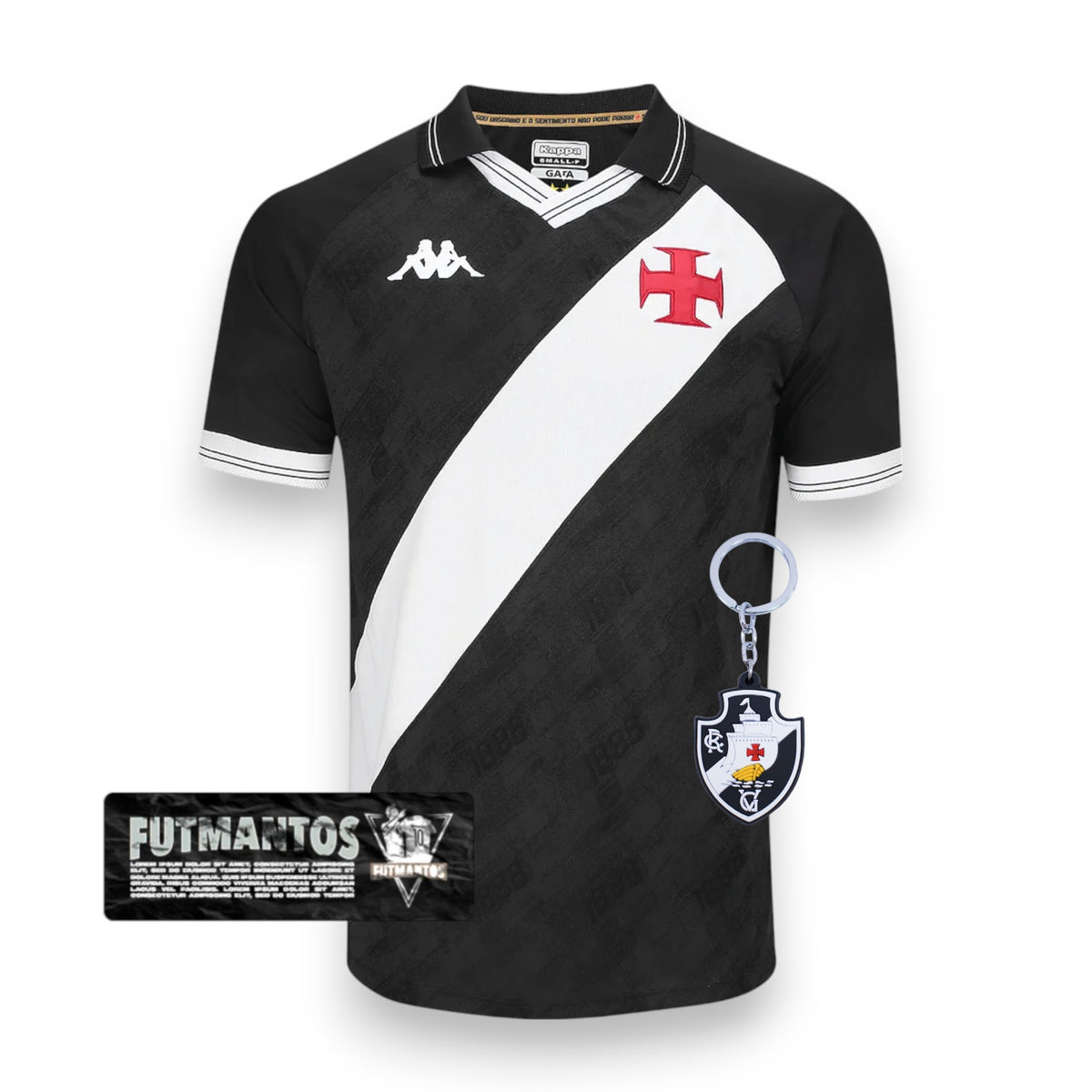 Camisa Vasco da Gama l 25/26 - Preta | Futmantos