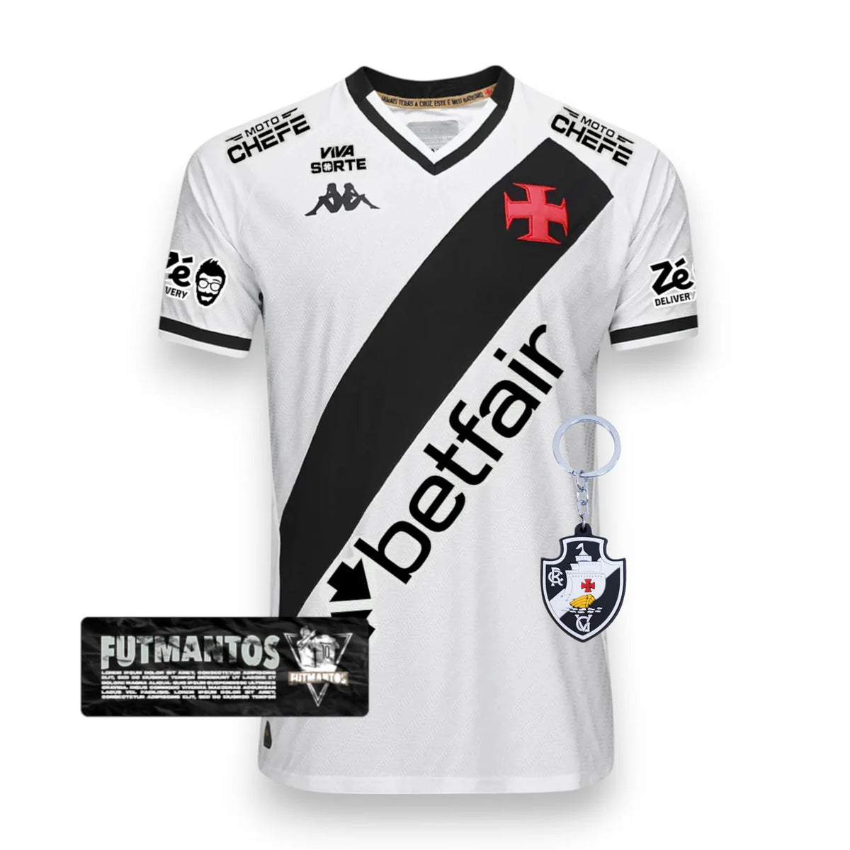 Camisa Vasco da Gama Il 25/26 - Com Patrocínios | Futmantos