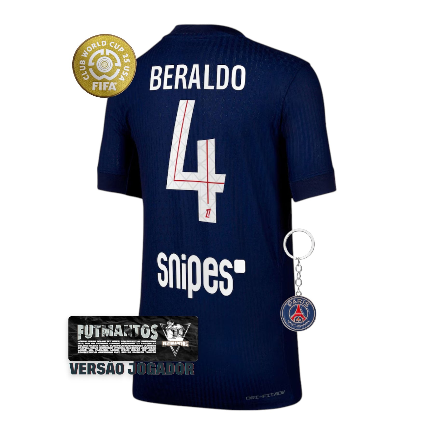 Camisa PSG Paris Saint Germain 25/26 Super Mundial jogador | Futmantos