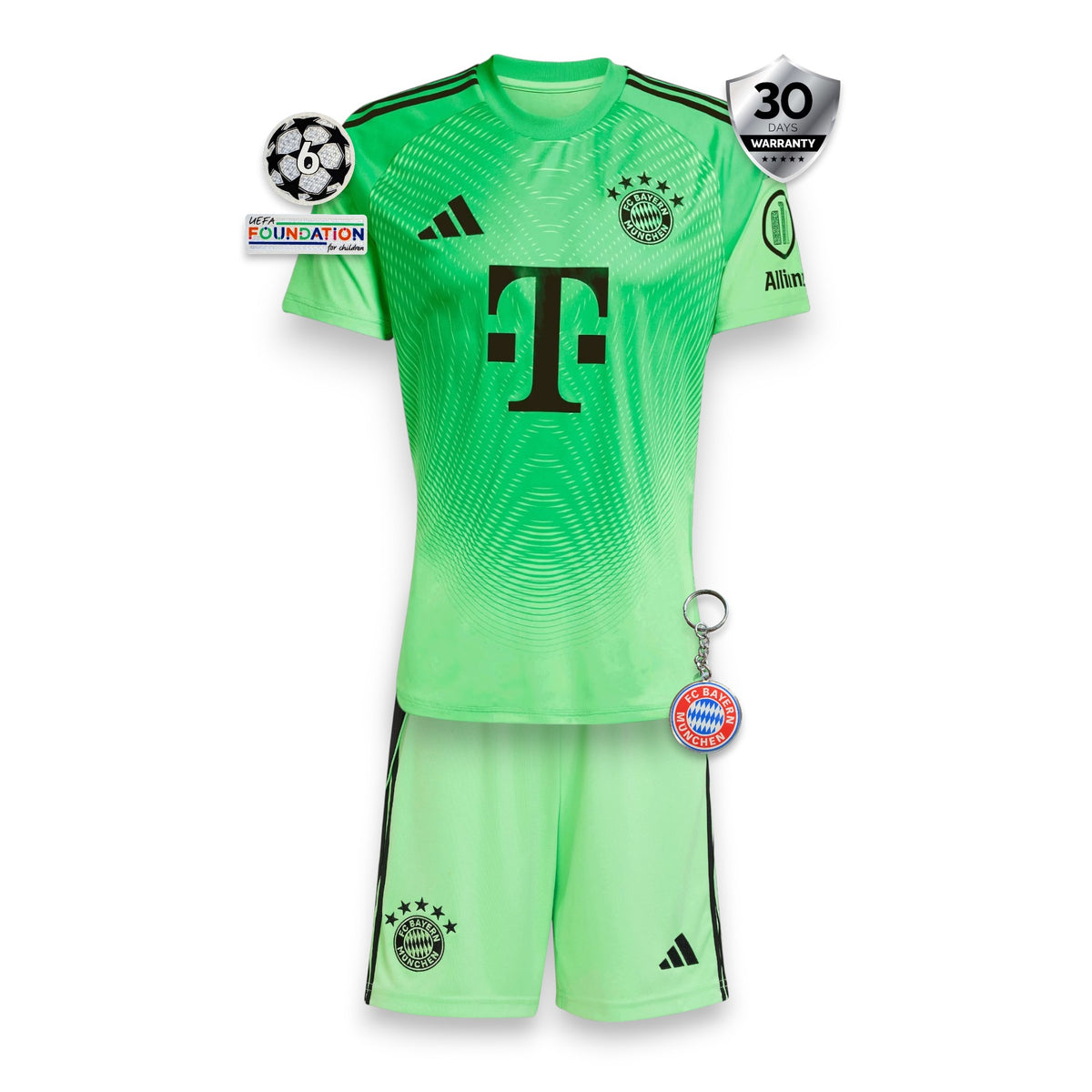 Conjunto Infantil Bayern de Munique Goleiro 2025/26 | Futmantos