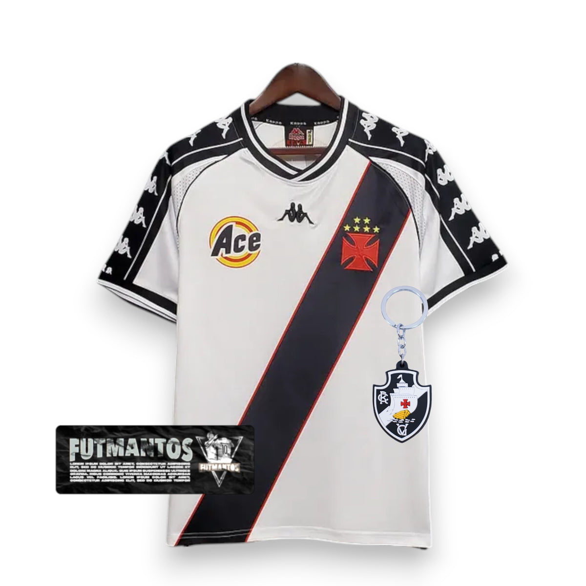 Camisa Vasco Retrô 2000 Branca - | Futmantos