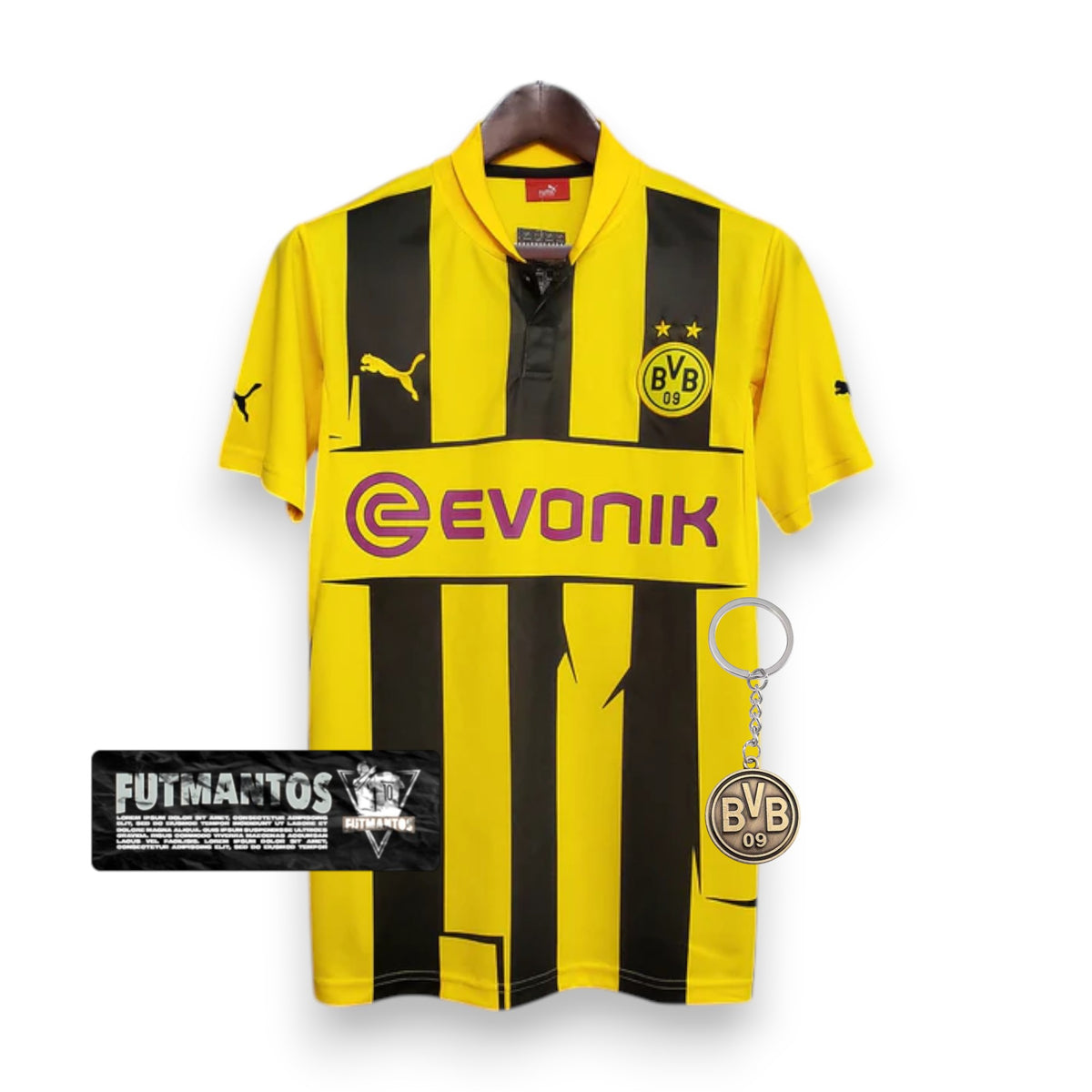 Camisa Borussia Dortmund 12/13 I Home - Versão Retrô | Futmantos