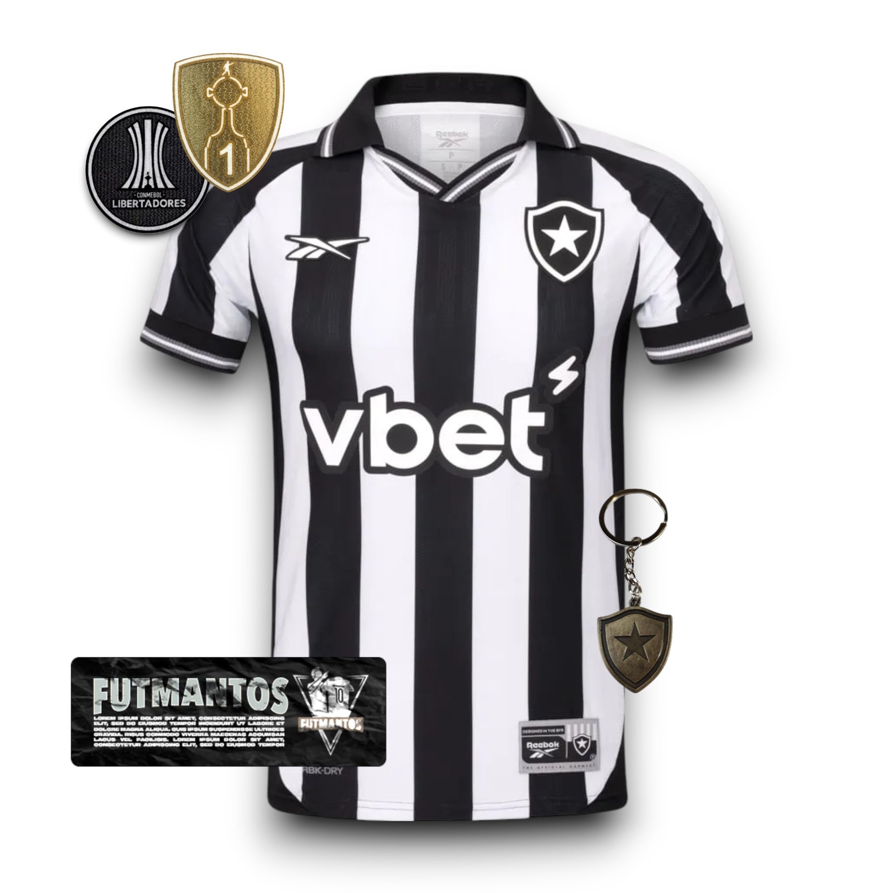 Camisa Botafogo I 25/26 Libertadores | FutMantos