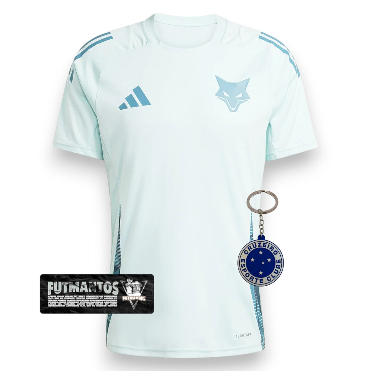Camisa de Treino Cruzeiro 25/26 Azul Turquesa | FutMantos