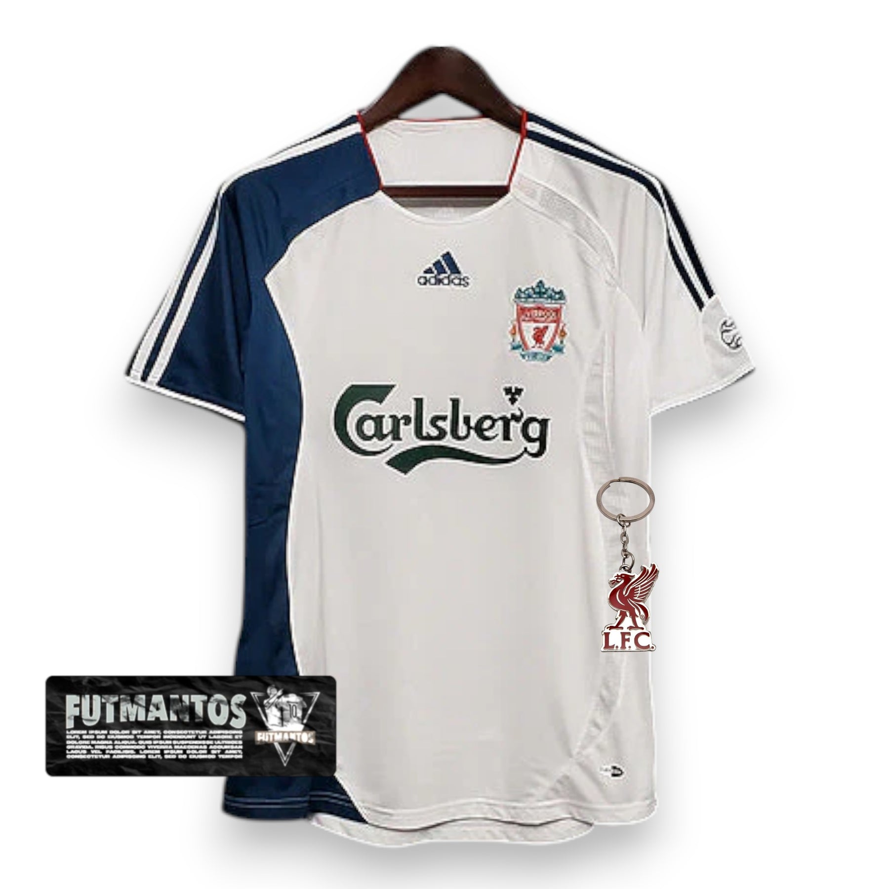 Camisa Liverpool Retrô 2006/2007 Branca - | Futmantos