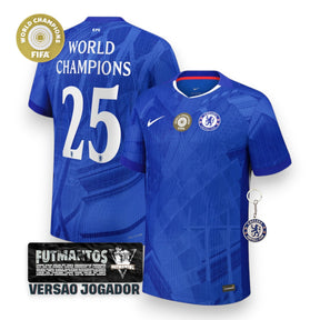 Camisa Chelsea l 25/26 Campeão Super Mundial Versão Jogador | Futmantos