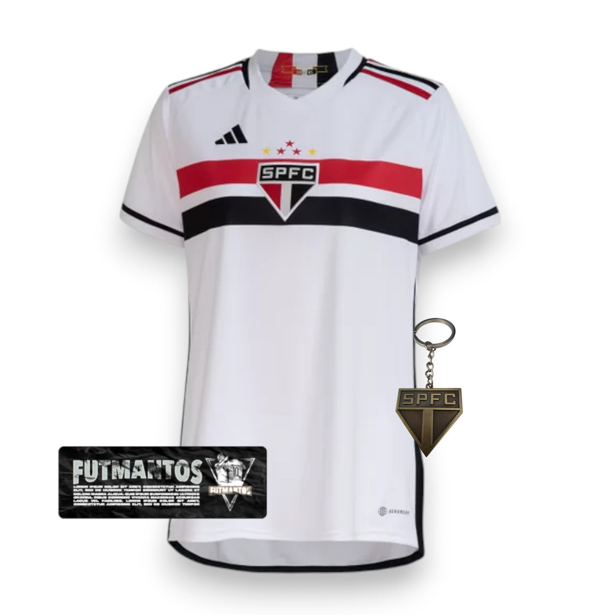 Camisa Feminina São Paulo I 23/24 - Branco | Futmantos