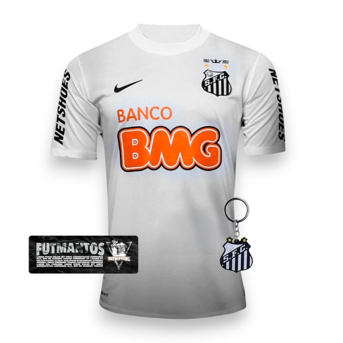 Camisa Santos Retrô 2013 Branca - | Futmantos