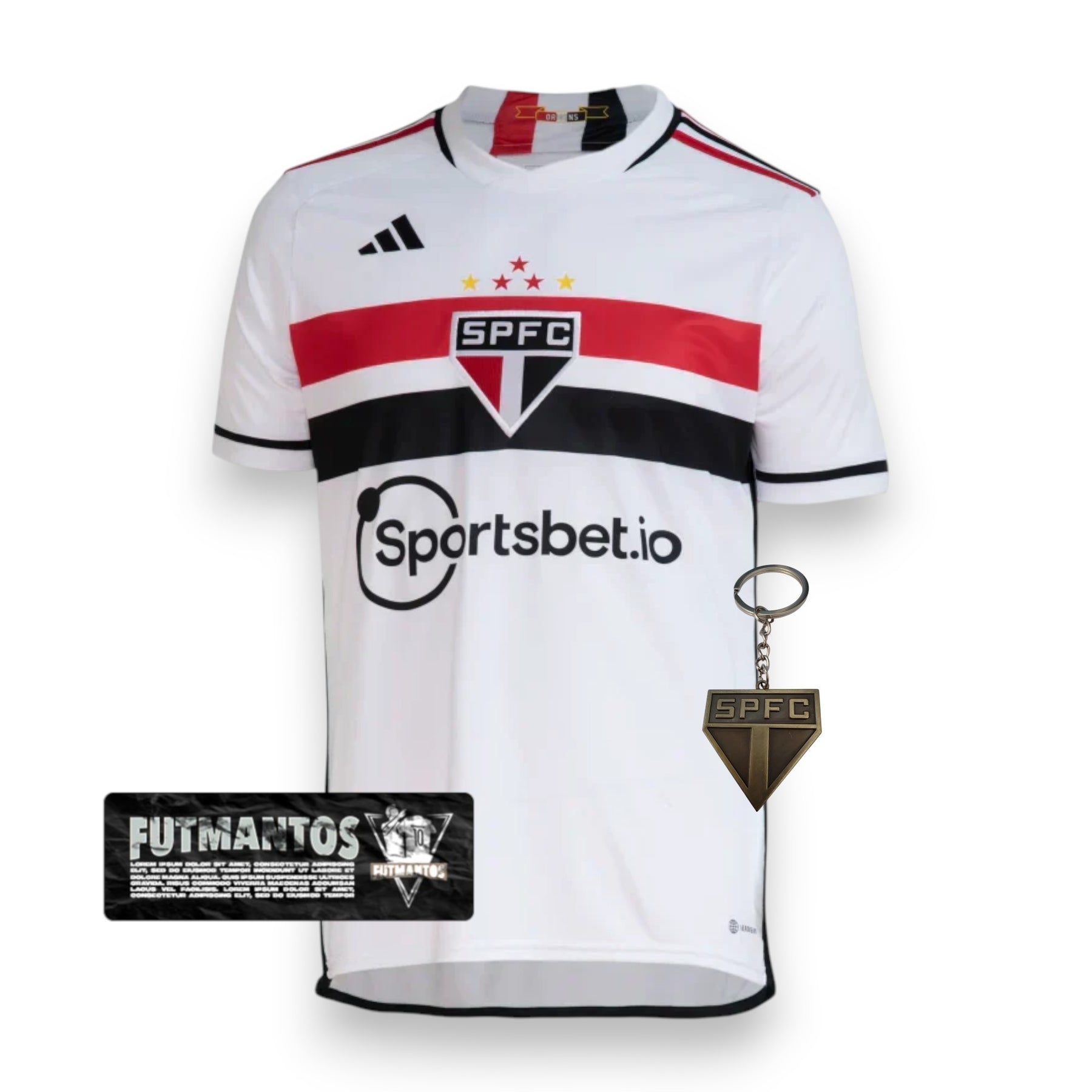 Camisa São Paulo I 23/24 - Branco | Futmantos