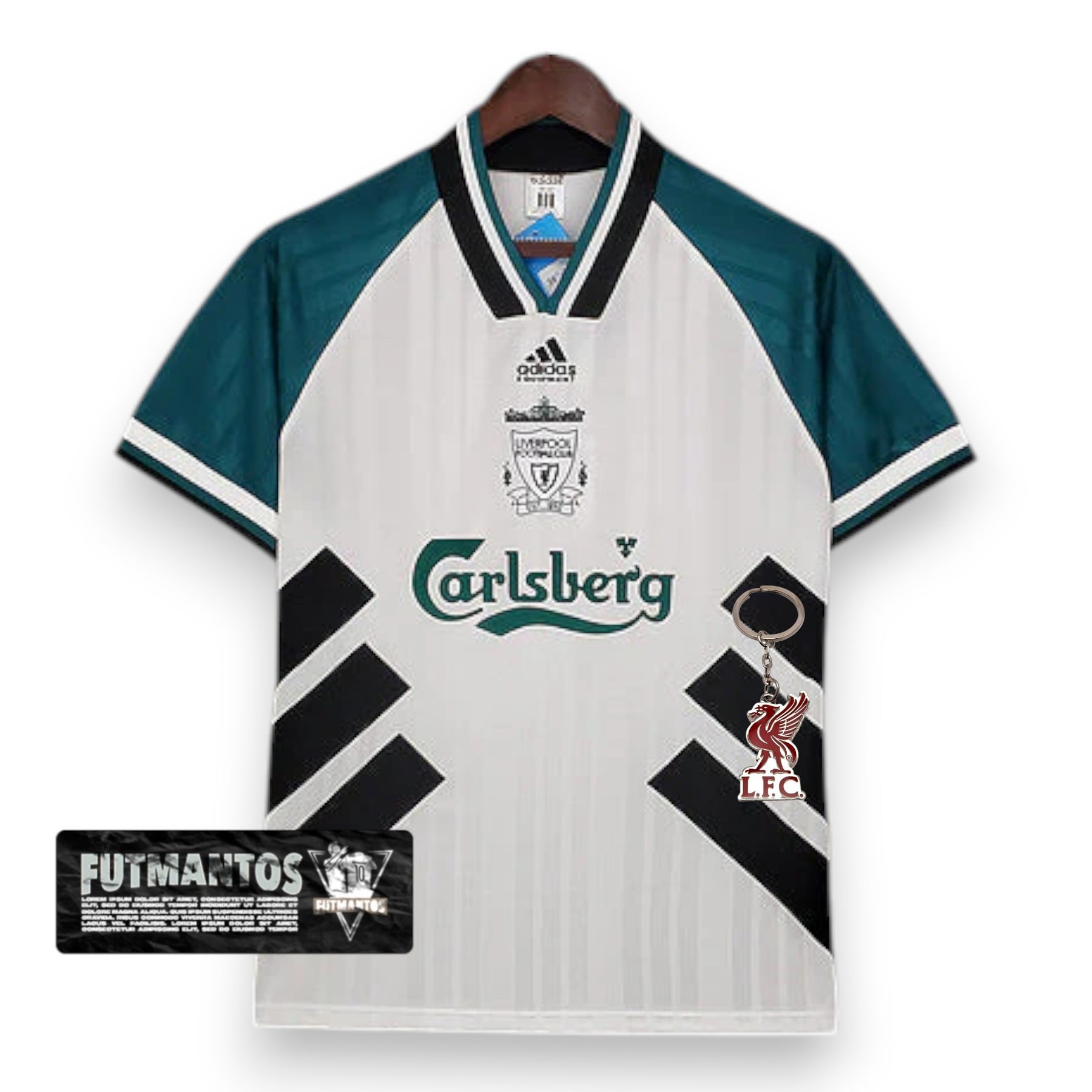 Camisa Liverpool Retrô 1993/1995 Branca - | Futmantos