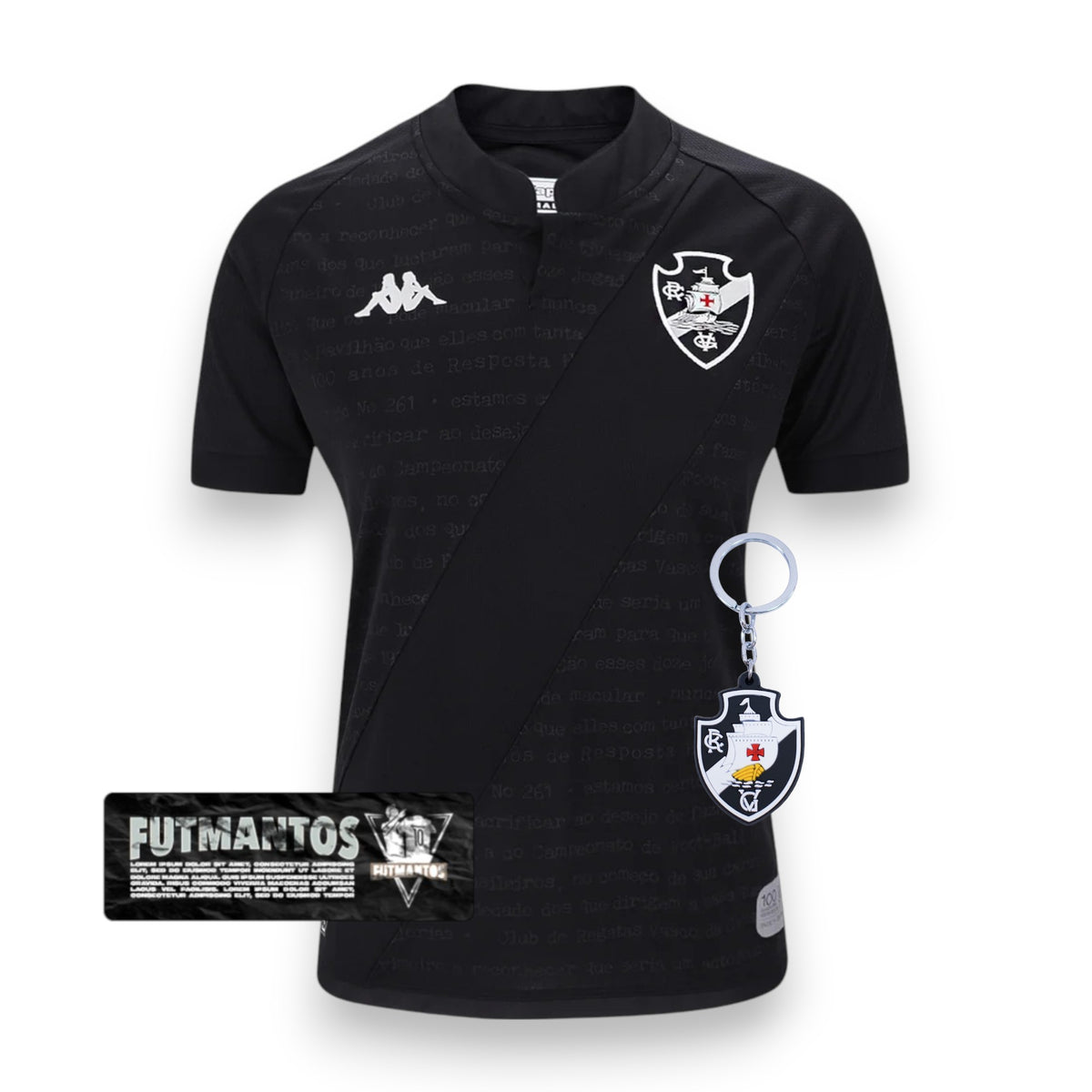 Camisa Vasco da Gama lV 24/25 - Feminina Al Black | Futmantos