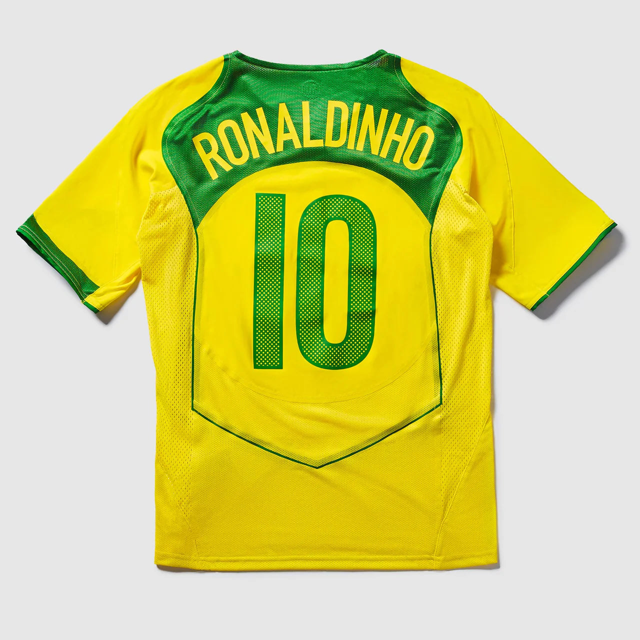 Camisa Brasil Reedição Total 90 - Ronaldinho #10 | FutMantos