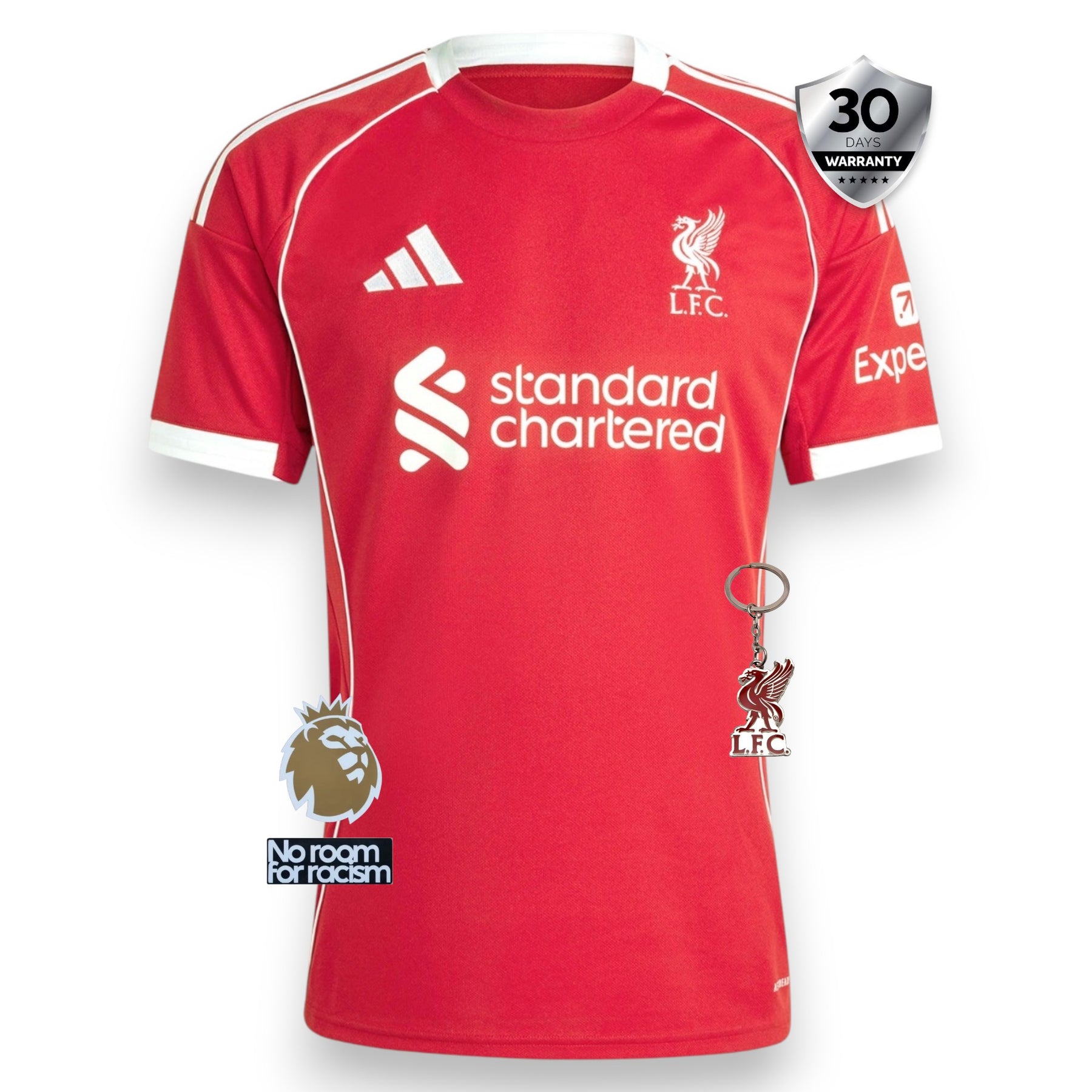 Camisa Liverpool I 25/26 - Vermelha CHAMPIONS 24/25 & Gold Trophy  | Futmantos
