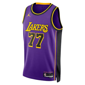 Camisa NBA Luka Dončić - Los Angeles Lakers Statement Edition 2024 - Roxa - Unissex