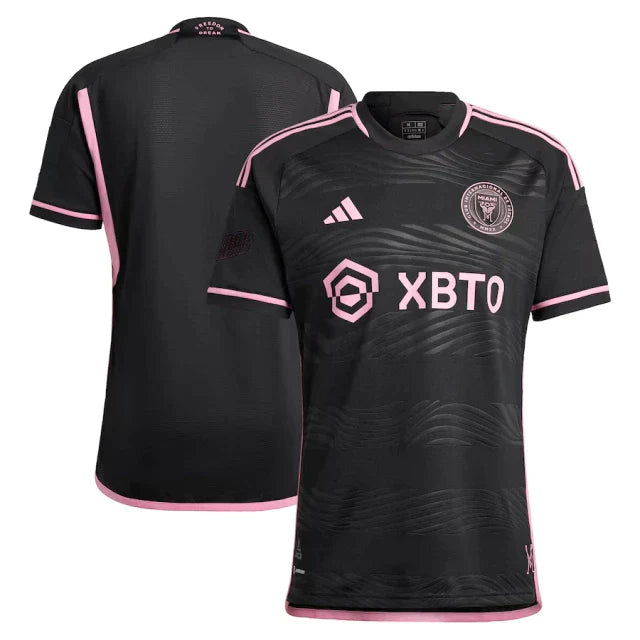 Camisa Inter Miami II 2023 Preto e Rosa - - Masculino Jogador