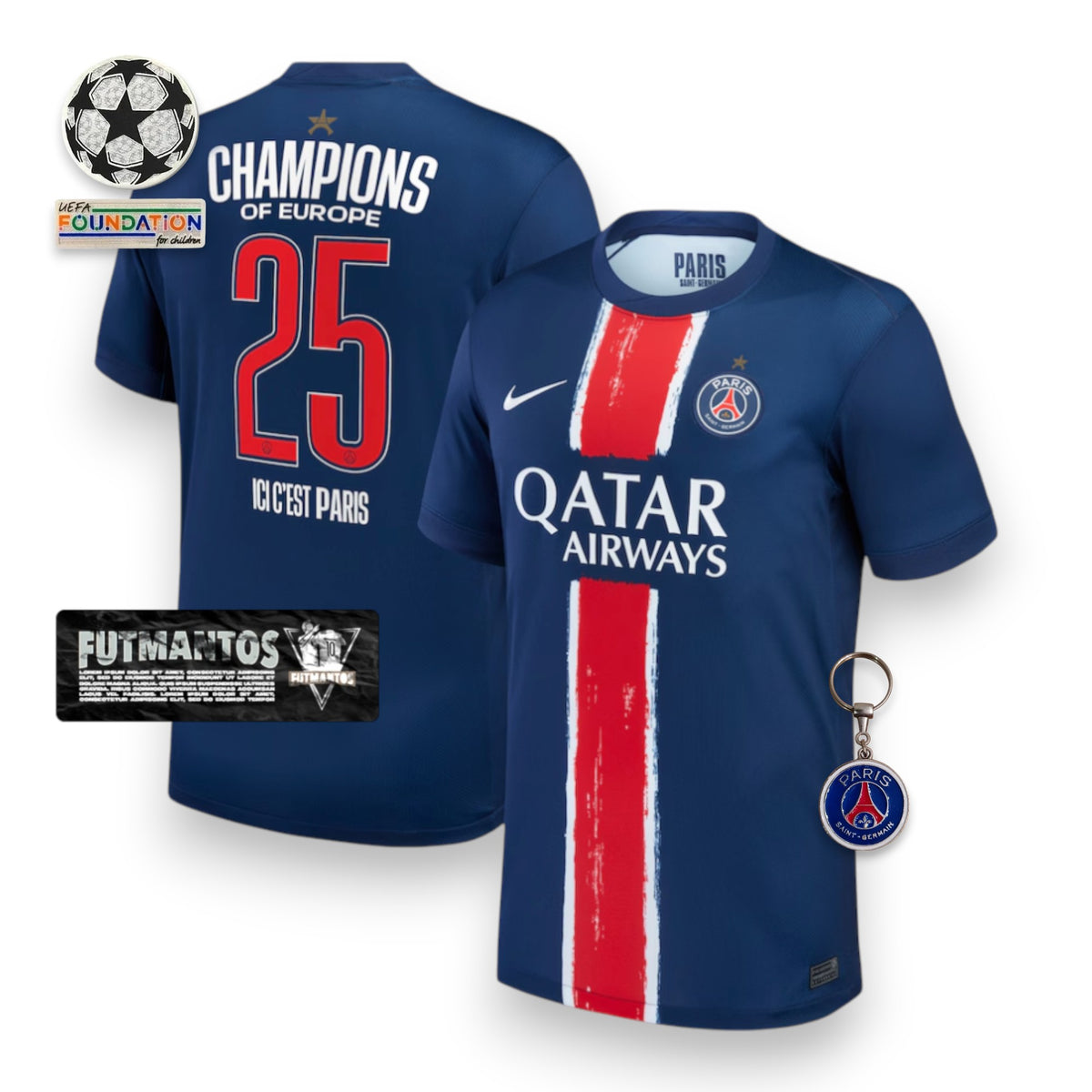 Camisa Paris Saint Germain Campeão UFL - 24/25 | Futmantos