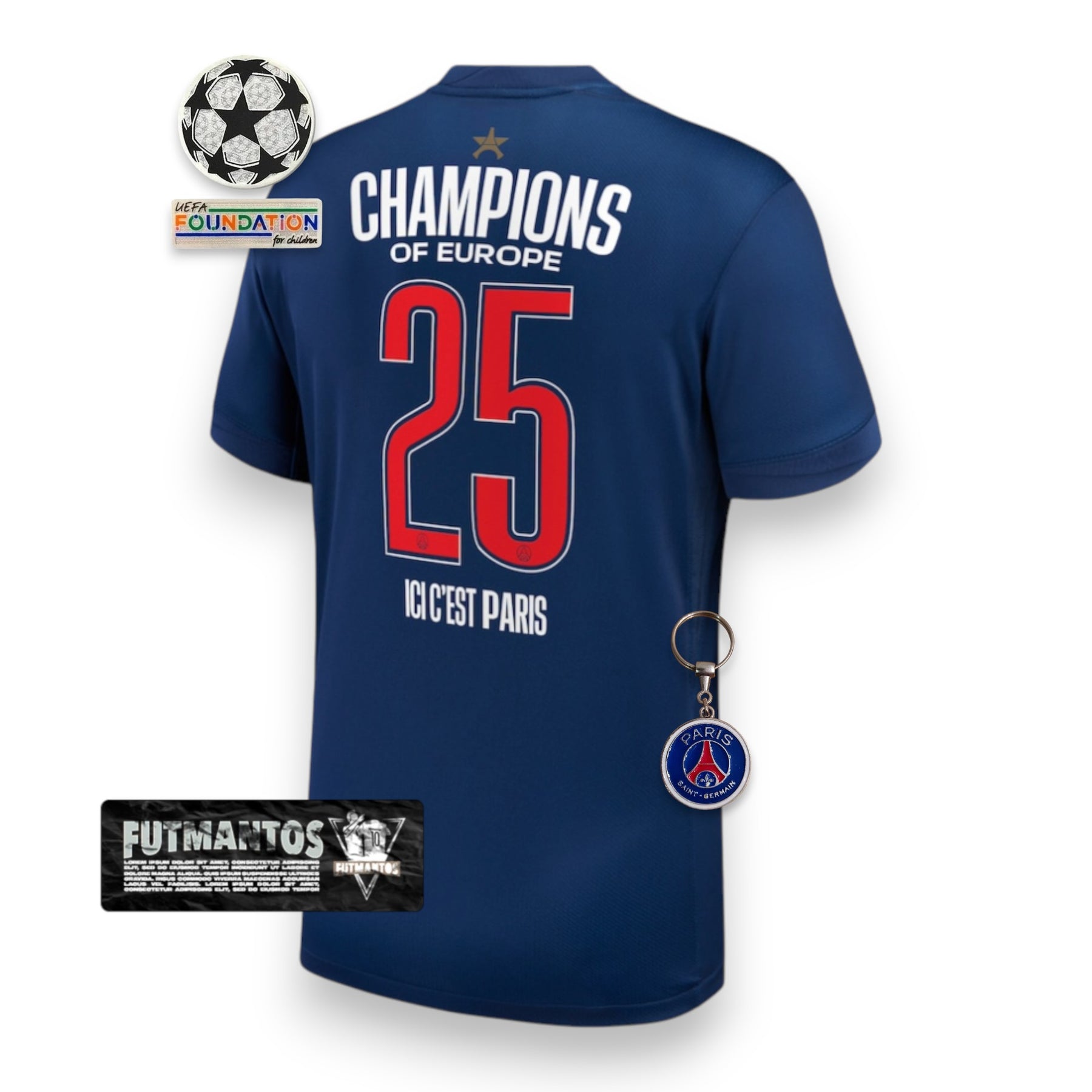 Camisa Paris Saint Germain Campeão UFL - 24/25 | Futmantos