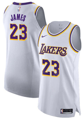 JAMES #23 - Los Angeles Lakers Branca NBA