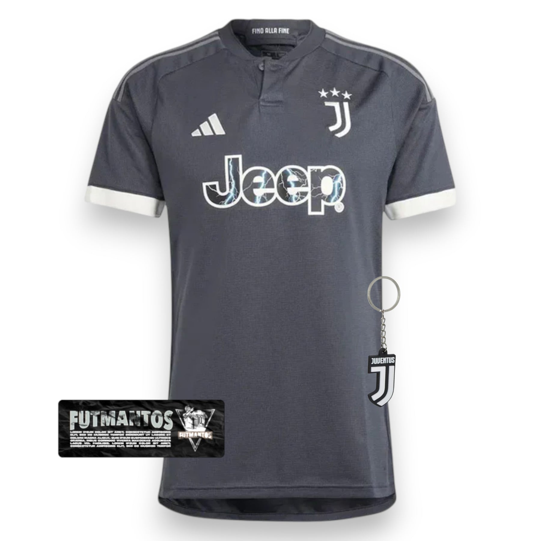 Camisa Juventus III 23/24 - Preta | Futmantos