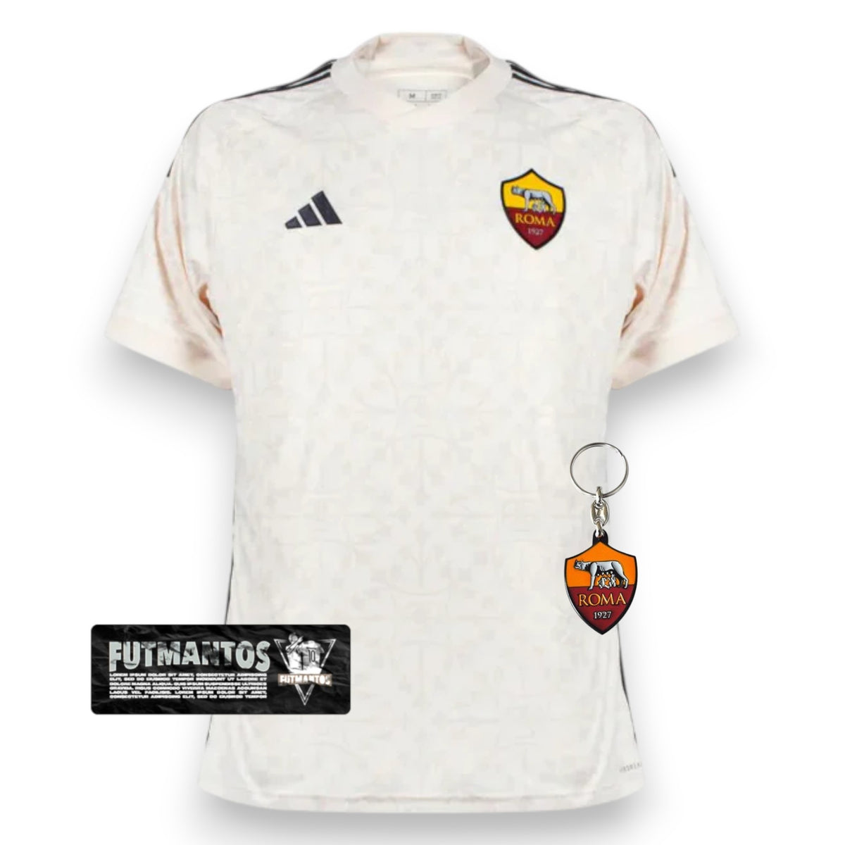 Camisa Roma II 23/24 - Branco | Futmantos