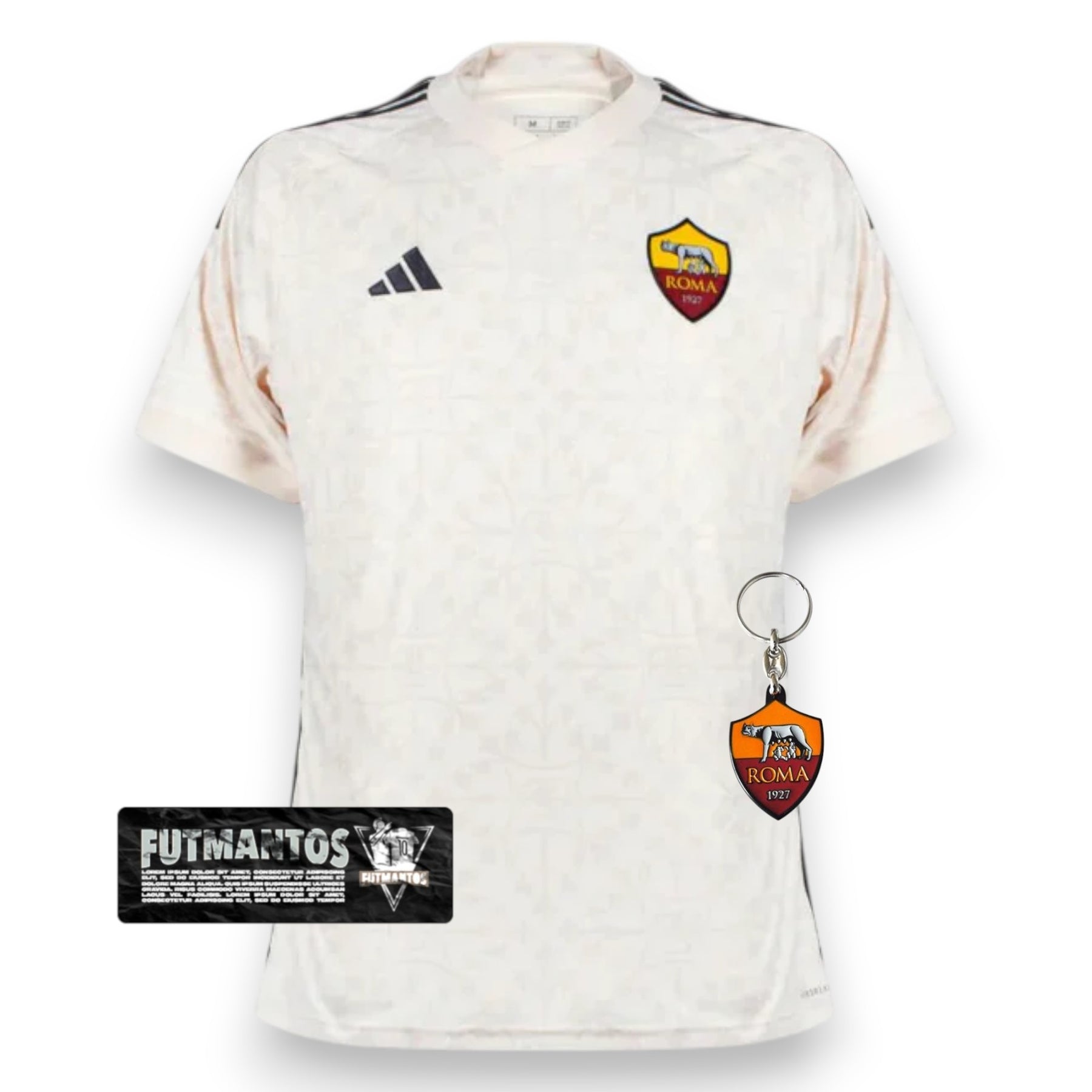Camisa Roma II 23/24 - Branco | Futmantos