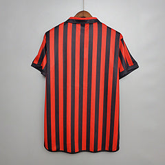 Camisa Milan Retrô 1999/2000 Vermelha e Preta - | Futmantos